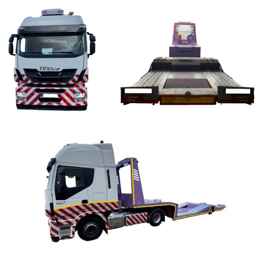 Place reflective tape on platform