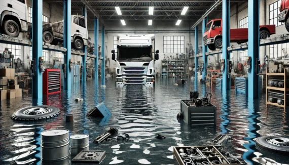 Actúa rápido si tu taller se inunda. Protege vehículos, equipo y herramientas; sigue estos pasos para minimizar daños y retomar operaciones