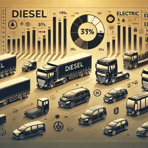 El Diésel sigue dominando el mercado de Vehículos Industriales en Europa