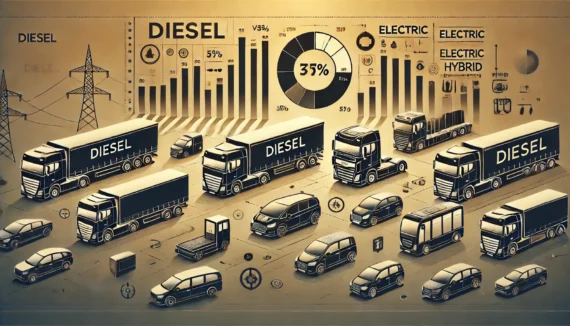El Diésel sigue dominando el mercado de Vehículos Industriales en Europa