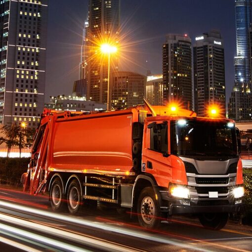 camion con rotativo Reglamento CEPE/ONU número 65