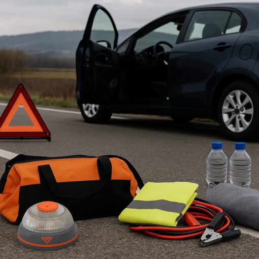 Kit de emergencia para conductores de coches en caso de apagón