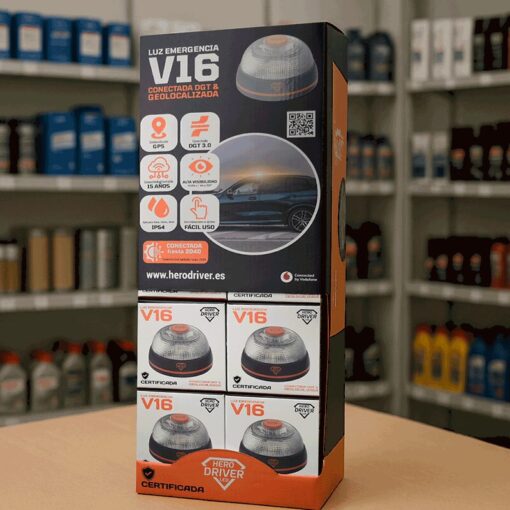 Expositor de Balizas V16 Conectadas para Punto de Venta